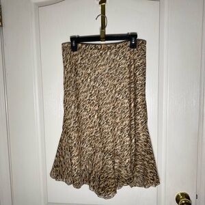 Y2K Multicolor Mesh Midi Skirt Women’s Large Artsy Whimsigoth Witchy